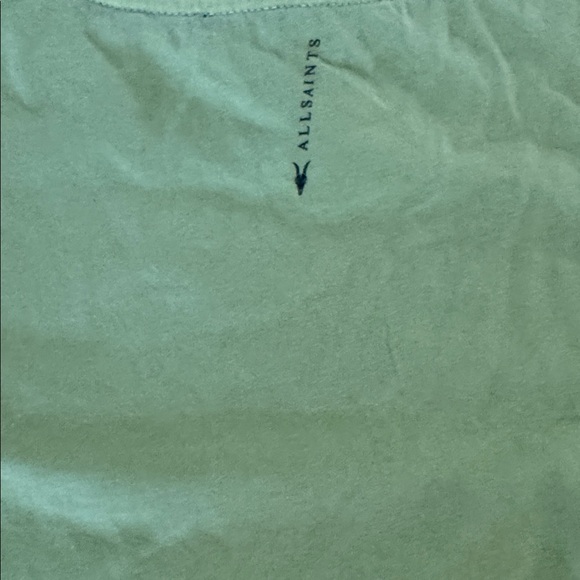 NWT AllSaints Lime Green T-Shirt - Picture 3 of 4